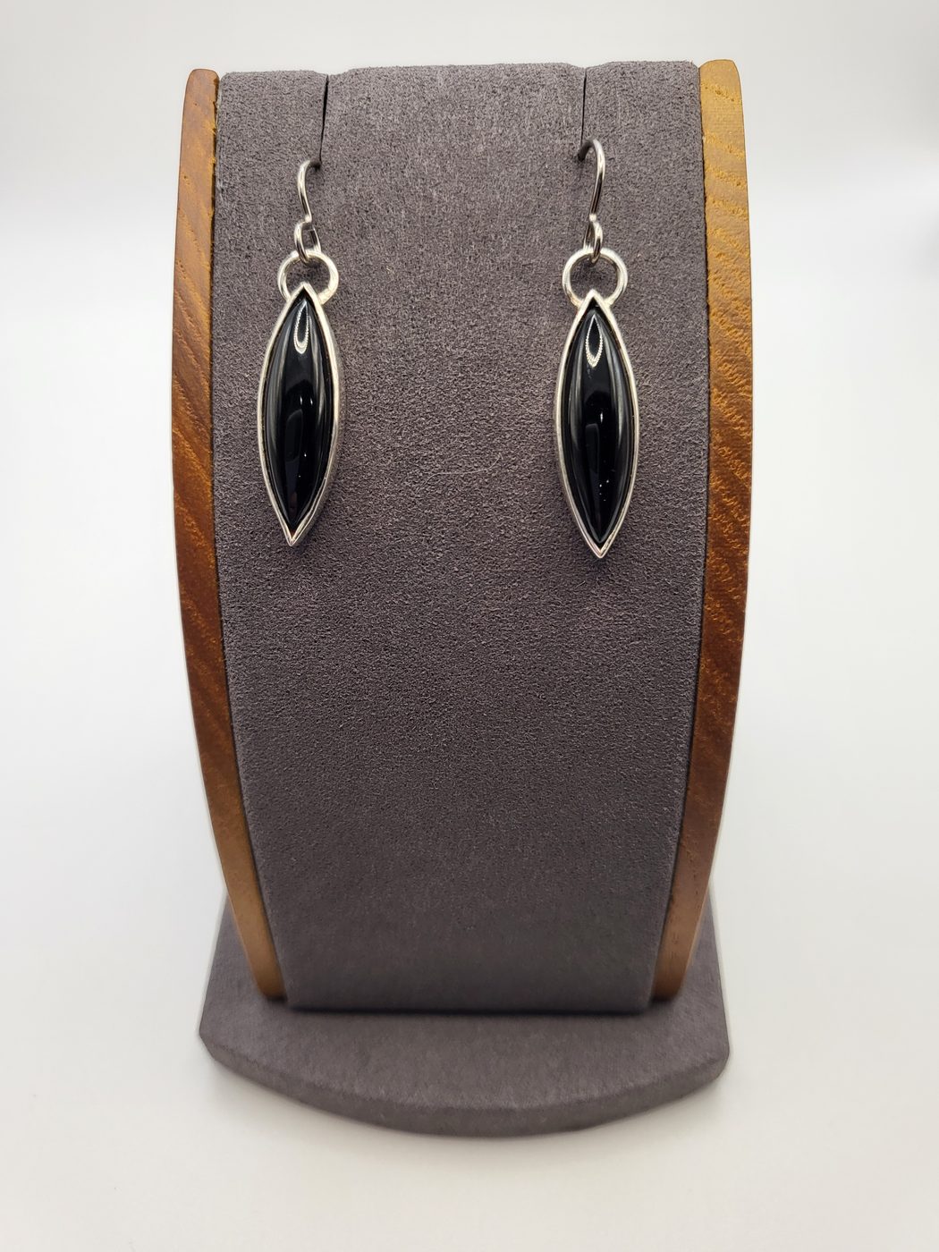 Sterling Silver Onyx Earrings