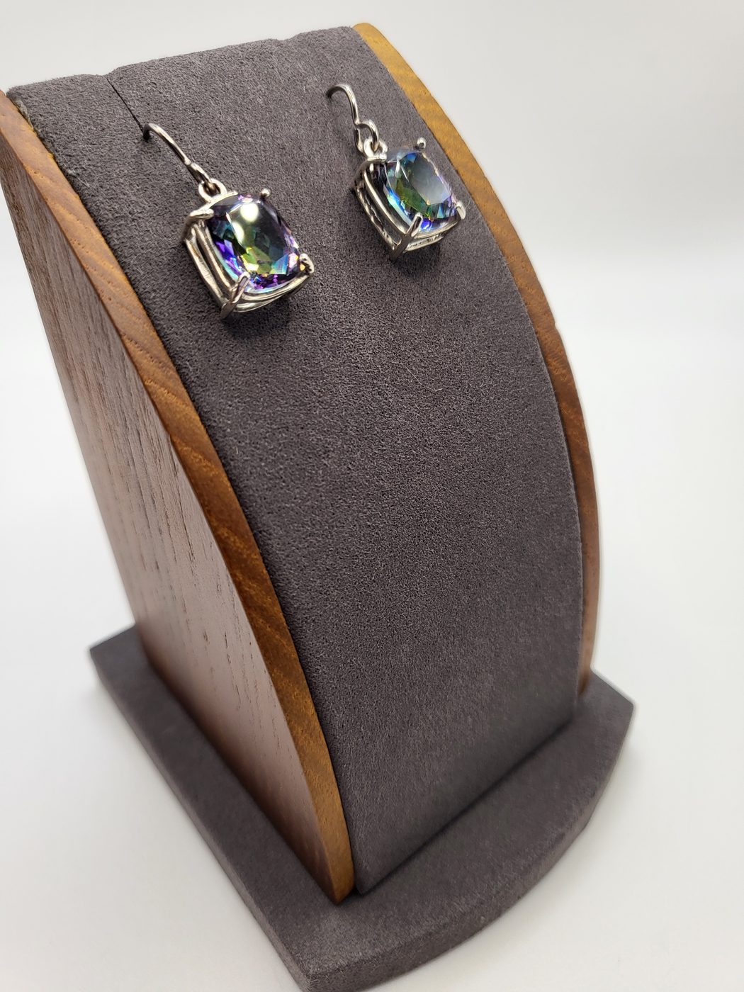 Sterling Silver Mystic Quartz Earrings